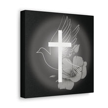 Load image into Gallery viewer, White Dove Cross - Canvas Wall Art
