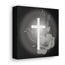 Load image into Gallery viewer, White Dove Cross - Canvas Wall Art
