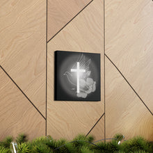 Load image into Gallery viewer, White Dove Cross - Canvas Wall Art
