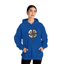 Load image into Gallery viewer, Golden &amp; Black Cross - Unisex Heavy Blend™ Hooded Sweatshirt
