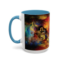 Load image into Gallery viewer, Rainbow Storm Cross - Accent Coffee Mug (11, 15oz)
