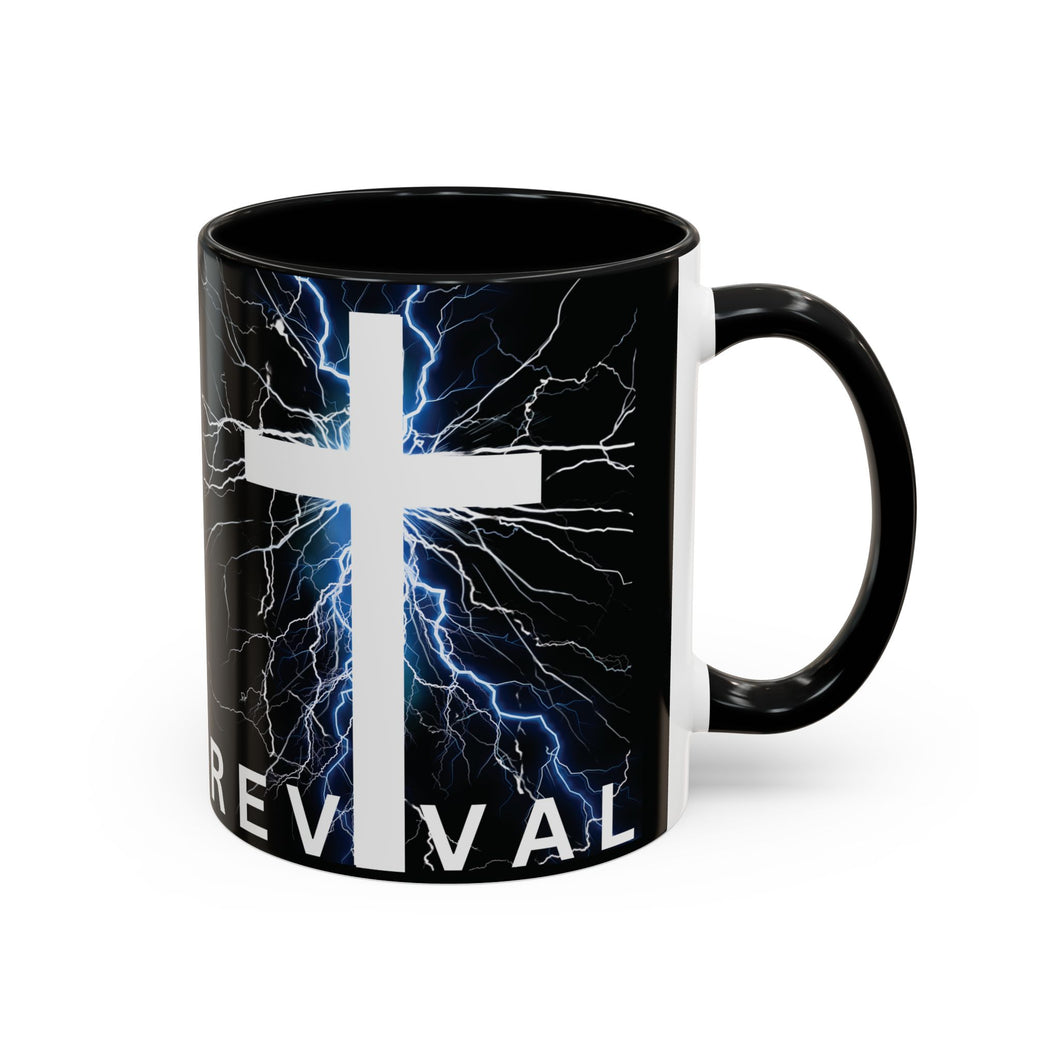 REVIVAL Cross - Accent Mug (11, 15oz)