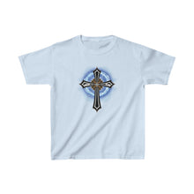 Load image into Gallery viewer, Lightning &amp; Clouds Cross - Kids Heavy Cotton™ Tee
