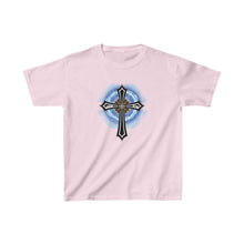 Load image into Gallery viewer, Lightning &amp; Clouds Cross - Kids Heavy Cotton™ Tee
