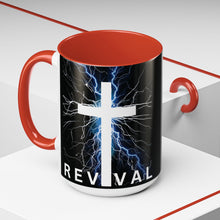 Load image into Gallery viewer, REVIVAL Cross - Accent Mug (11, 15oz)
