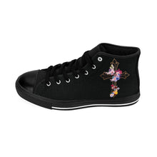 Load image into Gallery viewer, Flower Covered Cross - High-top Sneakers-MENS
