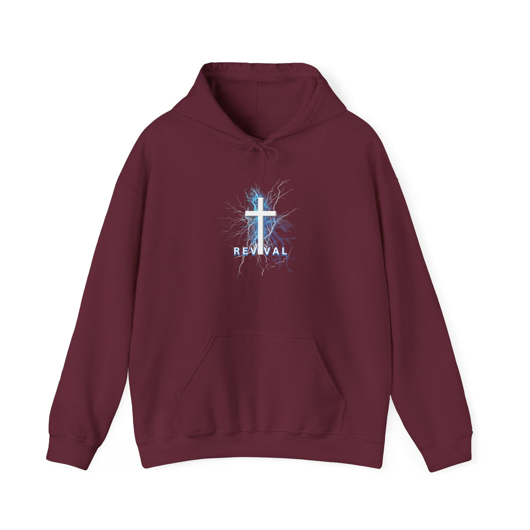 REVIVAL Cross - Unisex Heavy Blend™ Hooded Sweatshirt