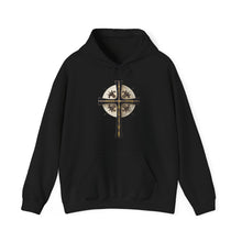 Load image into Gallery viewer, Golden &amp; Black Cross - Unisex Heavy Blend™ Hooded Sweatshirt
