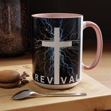 Load image into Gallery viewer, REVIVAL Cross - Accent Mug (11, 15oz)
