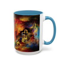 Load image into Gallery viewer, Rainbow Storm Cross - Accent Coffee Mug (11, 15oz)
