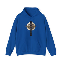 Load image into Gallery viewer, Golden &amp; Black Cross - Unisex Heavy Blend™ Hooded Sweatshirt
