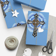 Load image into Gallery viewer, Lightning &amp; Clouds Cross - Gift Wrap Papers
