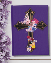 Load image into Gallery viewer, Flower Covered Cross -  Journal - Blank
