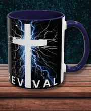 Load image into Gallery viewer, REVIVAL Cross - Accent Mug (11, 15oz)
