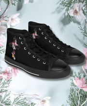 Load image into Gallery viewer, Flower Covered Cross - High-top Sneakers-MENS
